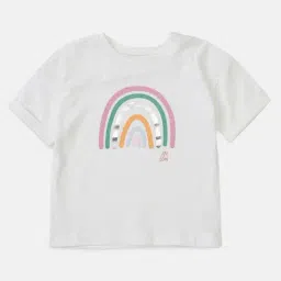 Angel & Rocket Kids White Printed T-Shirt-picture-10