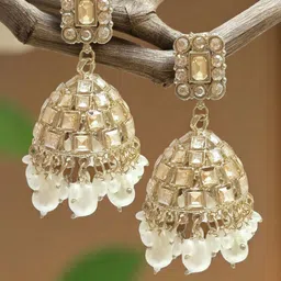 Anouk Women Metal Kundan Drop Earrings-image-88