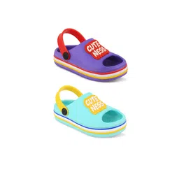 SMARTOTS Kids Set Of 2 Printed Clogs image 2