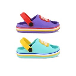 SMARTOTS Kids Set Of 2 Printed Clogs image 4