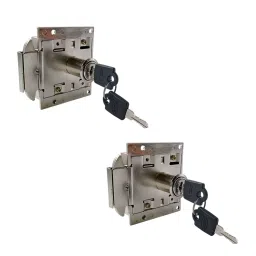 Ebco Secutek Cupboard Sliding Lock Nickel Plated Finish Metal Body for Sliding Cabinet Shutters, CSL1-25-S2 (Set of 2)-picture-27