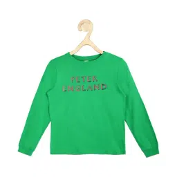 Peter England Kids Green Printed Full Sleeves Sweatshirt-image-96
