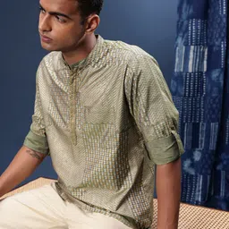Taavi Chevron Printed Taavi Festive Kurta-picture-10