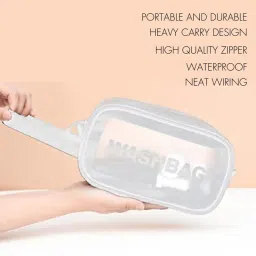 Allure Small Wash Bag - White image 2