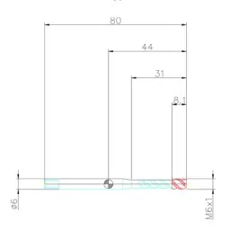 Garant Machine Tap DLC M6 DIN 13, 134260 M6 image 2