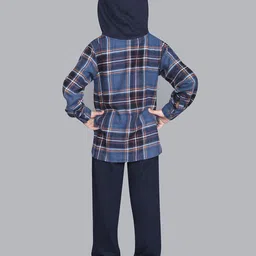 ZIP ZAP ZOOP Boys Standard Tartan Checks Opaque Checked Casual Shirt image 4