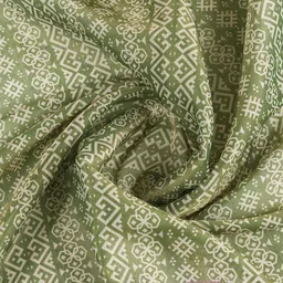 MORDEN MUSE Printed Tissue Silk Saree With Blouse Piece image 3