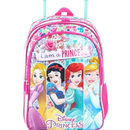 Disney Princess School Trolley Bag Royal Elegance in Every Step for Little Royalty Multicolour - 16 Inches-image-82