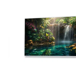 nestroots Green & Blue 1 Piece Canvas Other Wall Paintings image 4