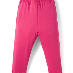 Doreme Sinker Knit Full Length Lounge Pant With Time For Magic Show Text Print - Pink image 2