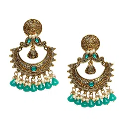 OOMPH Floral Chandbalis Earrings image 2