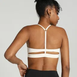 Puma White Full Coverage Sports Bra image 2