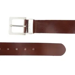 Levi's Brown Leather Waist Belt for Men image 3