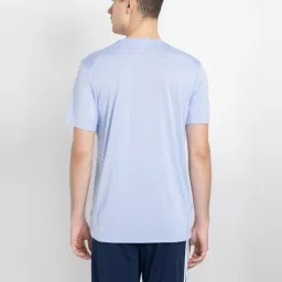 Adidas Blue Regular Fit Sports T-Shirt image 2