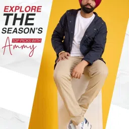 Red Tape Mustard Full Sleeves High Neck Jacket image 2