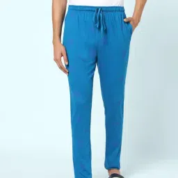 Ajile By Pantaloons Teal Cotton Slim Fit Lounge Pants-image-16