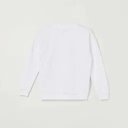 Fame Forever by Lifestyle Kids White Cotton Printed Full Sleeves Sweatshirt image 2