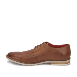 V8 by Ruosh Men's Venice Tan Derby Shoes image 3