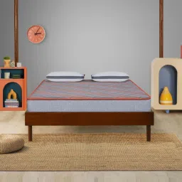 Sleepyhead Extreme Grey & Orange Foam Dual Sided Body IQ Memory Mattress With Firm Firm Sides image 2