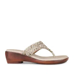 Inc.5 Women's Gold Casual Sandals image 3
