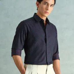 arrow new york Arrow Newyork Men Slim Fit Smart Checked Shirt image 4