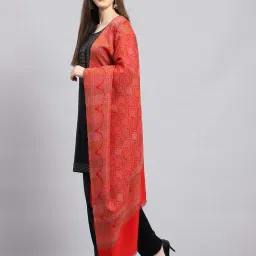 Monte Carlo Women's Multi Color Winter Self Design Shawl image 2