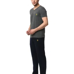 Vimal Jonney Grey & Black T-Shirt & Trackpants image 3