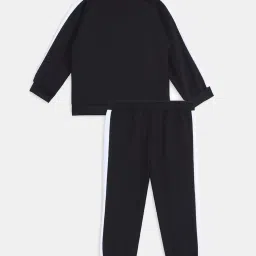 Puma Unisex Black Logo Full Sleeves Tracksuits Set image 2