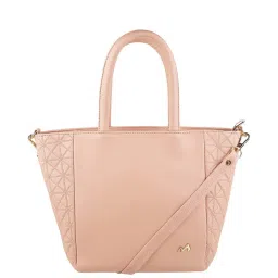 Metro Peach Textured Medium Handbag image 1