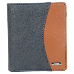 Baggit Blue Color Block Small Bi-Fold Wallet-image-42