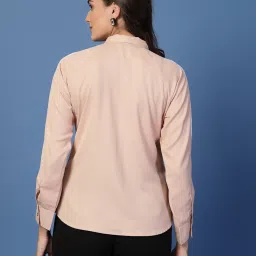 Style Quotient Beige Solid Shirt image 2