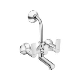 CERA Chelsea Quarter Turn Three Lever Wall Mount Wall Mixer with Bend Pipe, F1016401-picture-36
