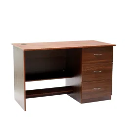 Green Soul Nexus Engineered Wood Study Table in Walnut image 2