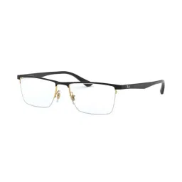 Ray-Ban Black Rectangular Unisex Eye Frames image 2