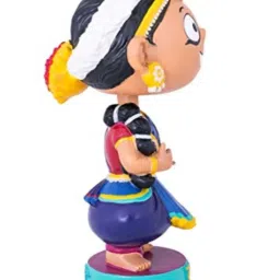 Chumbak Multicolor Poly Resin Takita Tara Bobble Head - Set of 1 image 4