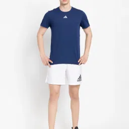 Adidas White Regular Fit Sports Shorts image 4