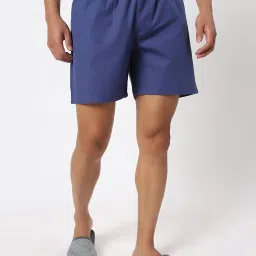 Bewakoof Blue Cotton Regular Fit Boxers image 4