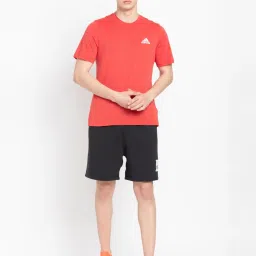 Adidas Black Regular Fit Sports Shorts image 4