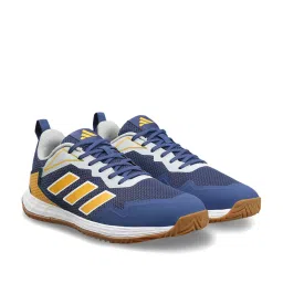 Adidas Men's BASELINER V2 Blue Indoor Court Shoes image 2