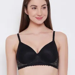 Clovia Black Non Wired Padded T-Shirt Bra-picture-32