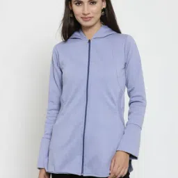 Belle Fille Light Blue Regular Fit Jacket-image-1