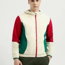 United Colors of Benetton Multicolor Regular Fit Hooded Jacket-picture-34