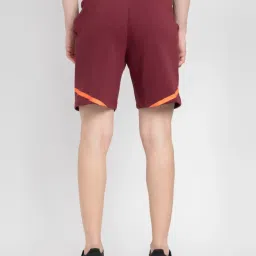 Adidas Red Cotton Regular Fit Striped Sports Shorts image 2
