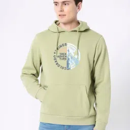 Red Tape Light Green Full Sleeves Hooded Sweatshirt-picture-18