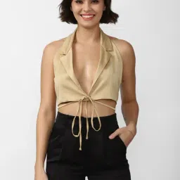 Forever 21 Beige Regular Fit Crop Top-picture-27