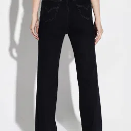 showoffff SHOWOFF Dark Blue Denim Mid Rise Bootcut Jeans image 2