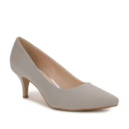 Bata Women's Grey Stiletto Pumps image 2