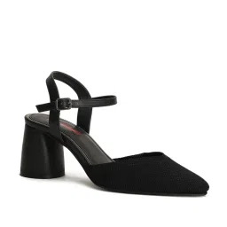 Bata Women's Black Ankle Strap Sandals image 2