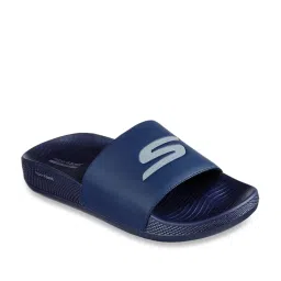 Skechers Men's HYPER SLIDE - DERIVER Navy Casual Party Wear image 2