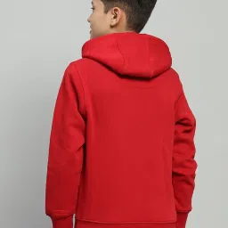 Monte Carlo Boys Red Cotton Blend Printed Sweatshirt image 2